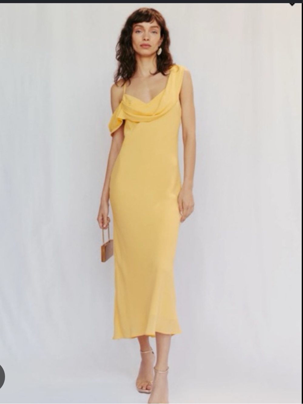 Reformation Reya dress in sunshine
